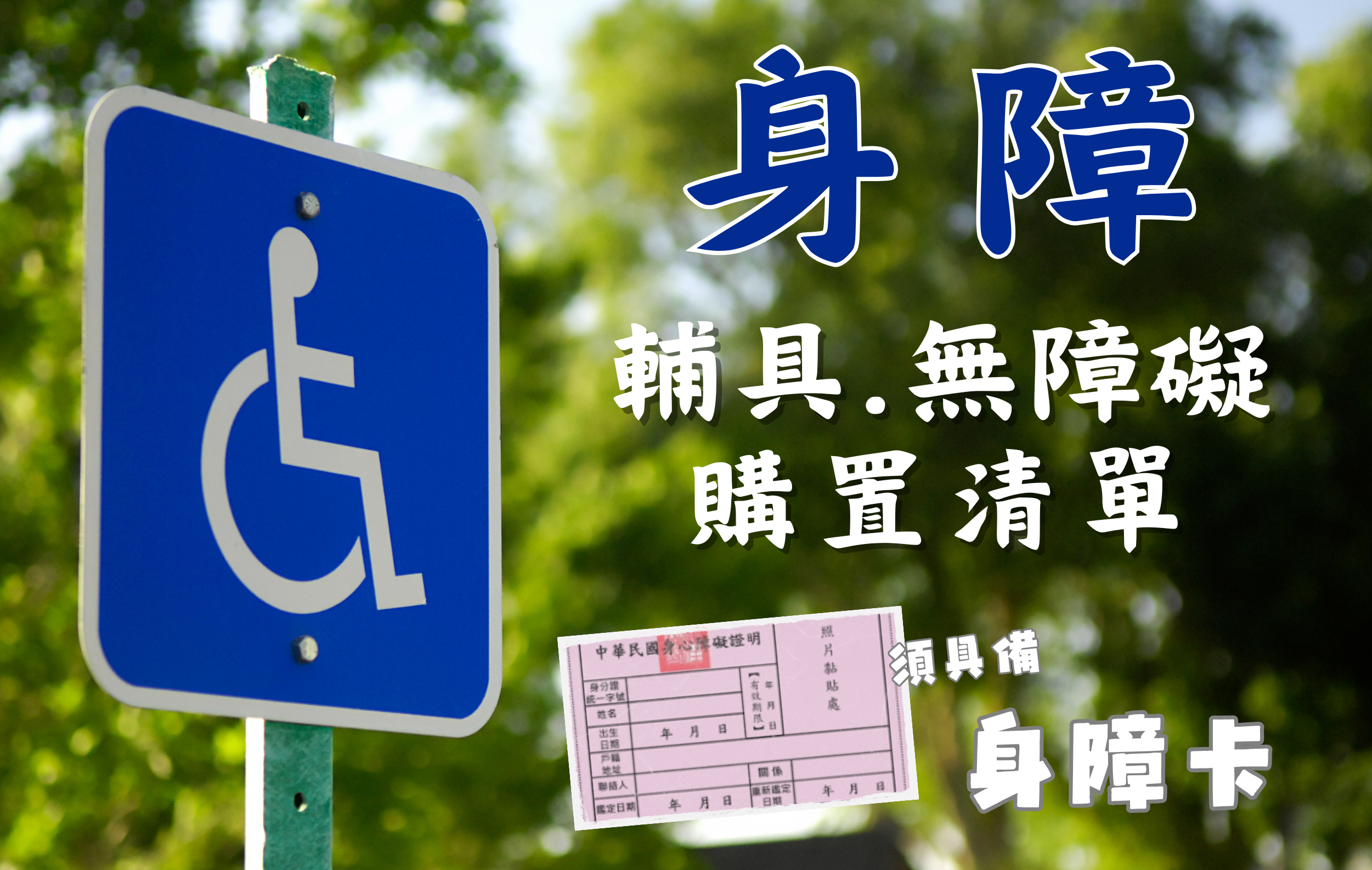 身障 輔具.無障礙 補助清單